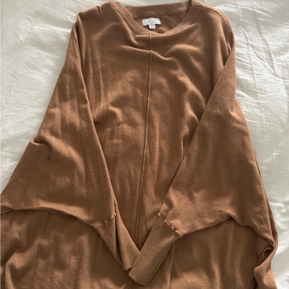 Mud Pie one size women’s Tan Knit Sweater